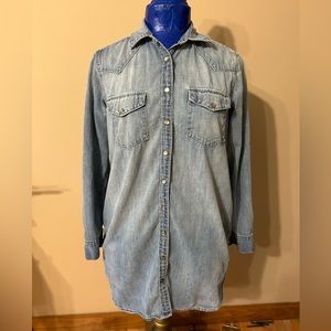 Gap XS jean dress stonewashed jean